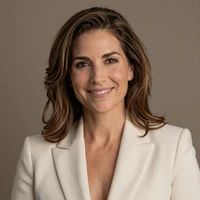 Jaime Bronstein, licensed relationship therapist, in a warm studio portrait